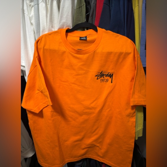 Stussy Paris city capture “orange “ sz XL brand new - Picture 2 of 4